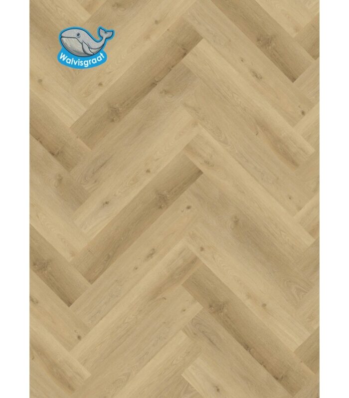Vario Walvisgraat Dryback Prestige Oak Light 3904 PVC vloer